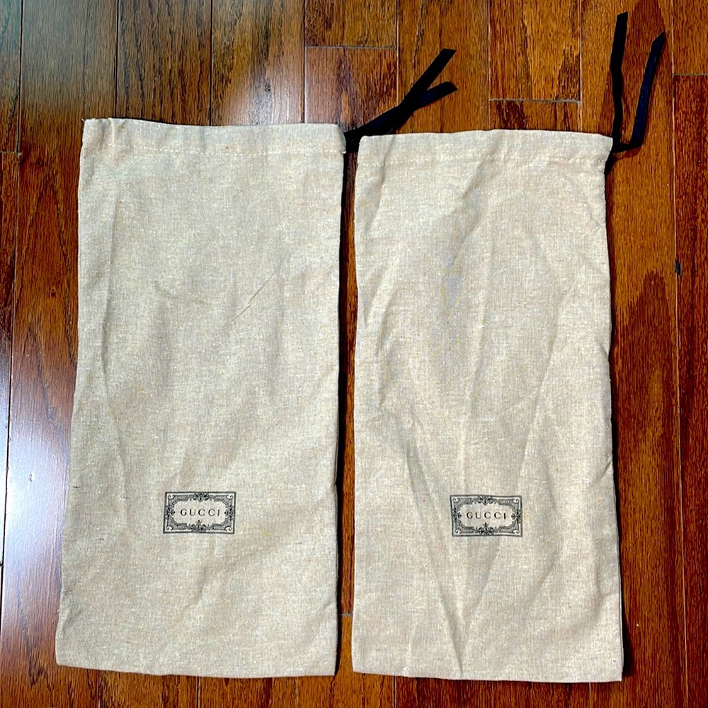 💯 Authentic GUCCI | Shoes | Dust Bags